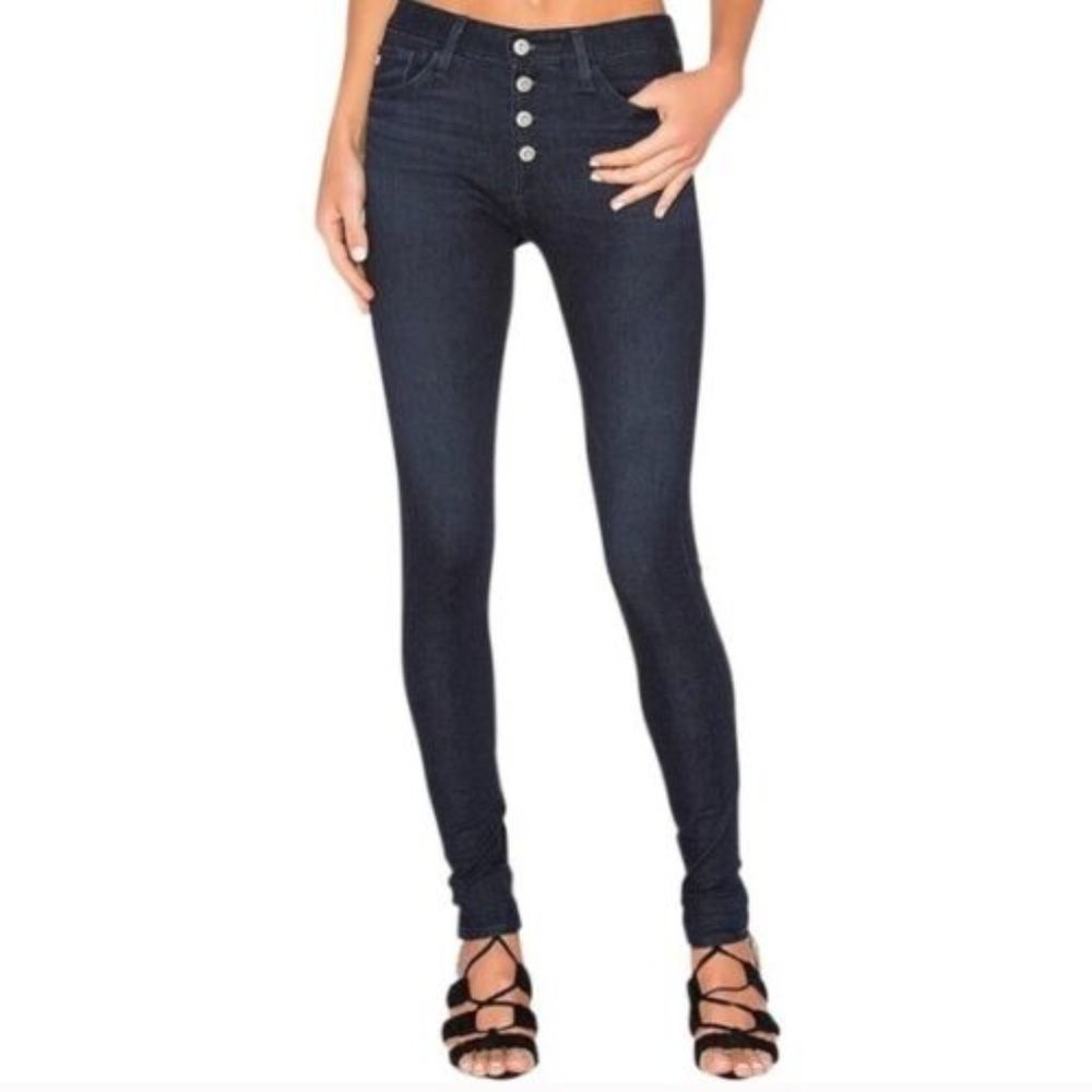 AG JEANS The Farrah Skinny Button Up